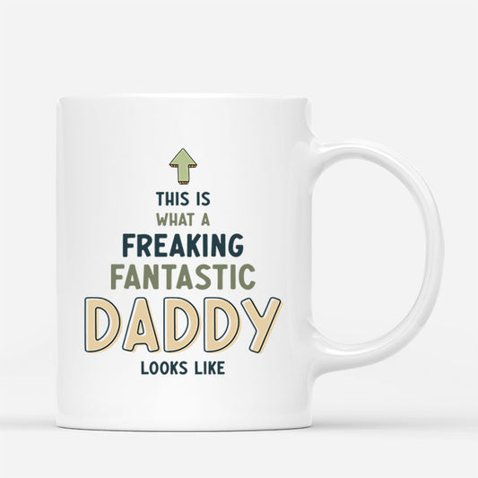 3027MUK2 this is what a freaking fantastic daddy mug  personalised presents for dad