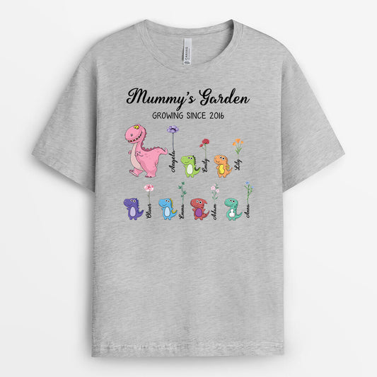 3031AUK2 nanas garden t shirt  personalised presents for grandma