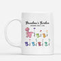 3031MUS1 dinosaur grandmas garden mug personalized for grandmamom 3031m8p5a
