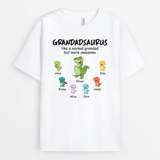 3033AUK1 like a normal grandad but way cooler t shirt  personalised gifts for grandad