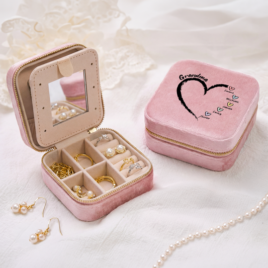 3044AUS2 custom velvet jewelry boxes gifts for grandma with grandkids names 3044aj8f5a
