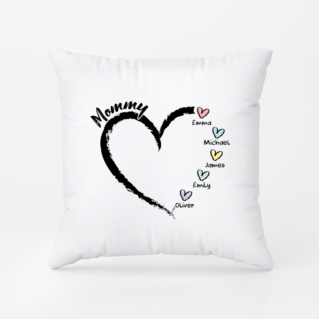 3044PUS2 grandma pillow with grandkids names custom gifts for grandmamom 3044p8f5a