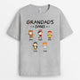 3059AUK2 grandads gang christmas  personalised t shirt for grandma