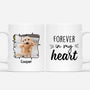 3084MUK1 forever in my heart dog mug  personalised presents for dog lovers