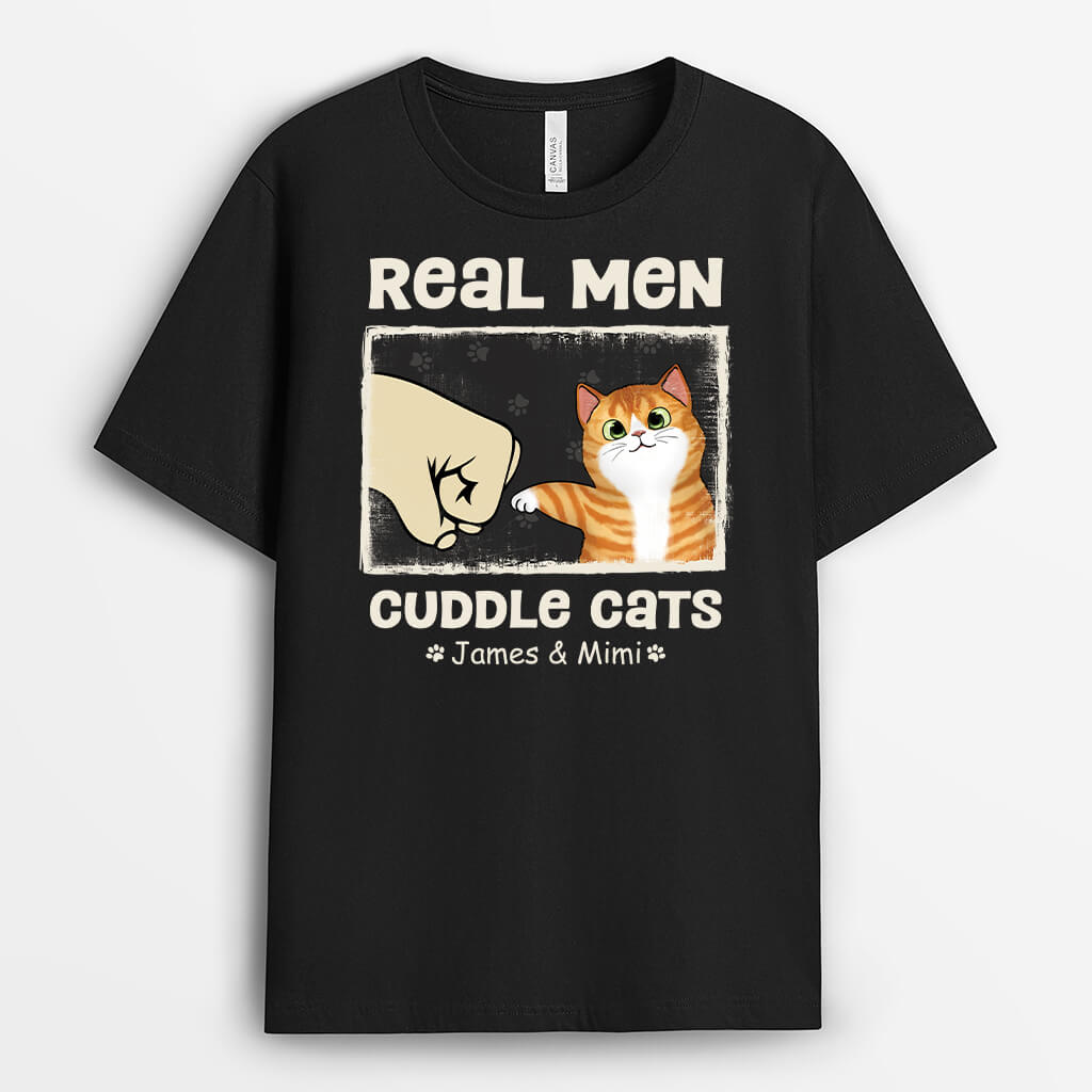 3092AUK1 real man cuddle cats funny t shirt  personalised present ideas for cat owners_78fd3bc7 830c 44b4 b8b3 7773246aaf30