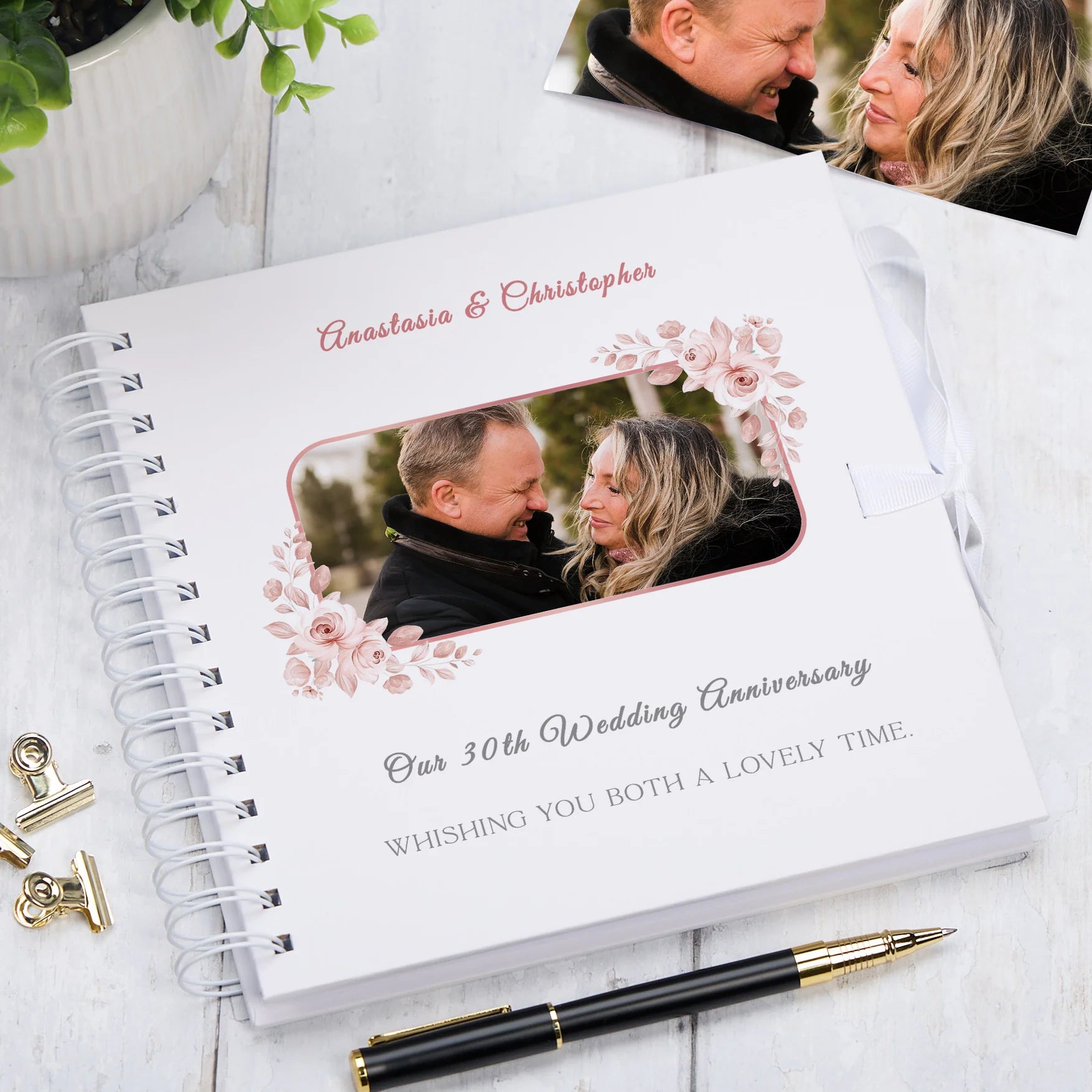 Memory Scrapbook as Creative 30 Year Wedding Anniversary Ideas