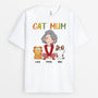 3109AUK1 this cat mum t shirt  personalised gift ideas for cat mum