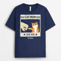 3123AUK2  best cat dad ever just ask  personalised t shirt for cat dad