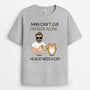 3137AUS1 man cant live on beer alone personalised gift ideas for cat dad