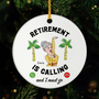 3138OUS1 custom ceramic retirement ornament funny retirement gifts 3138O
