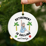 3138OUS2 custom ceramic retirement ornament funny retirement gifts 3138O