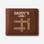3142JUS1 personalized leather wallet crossword gifts for dad 3142JKL5B