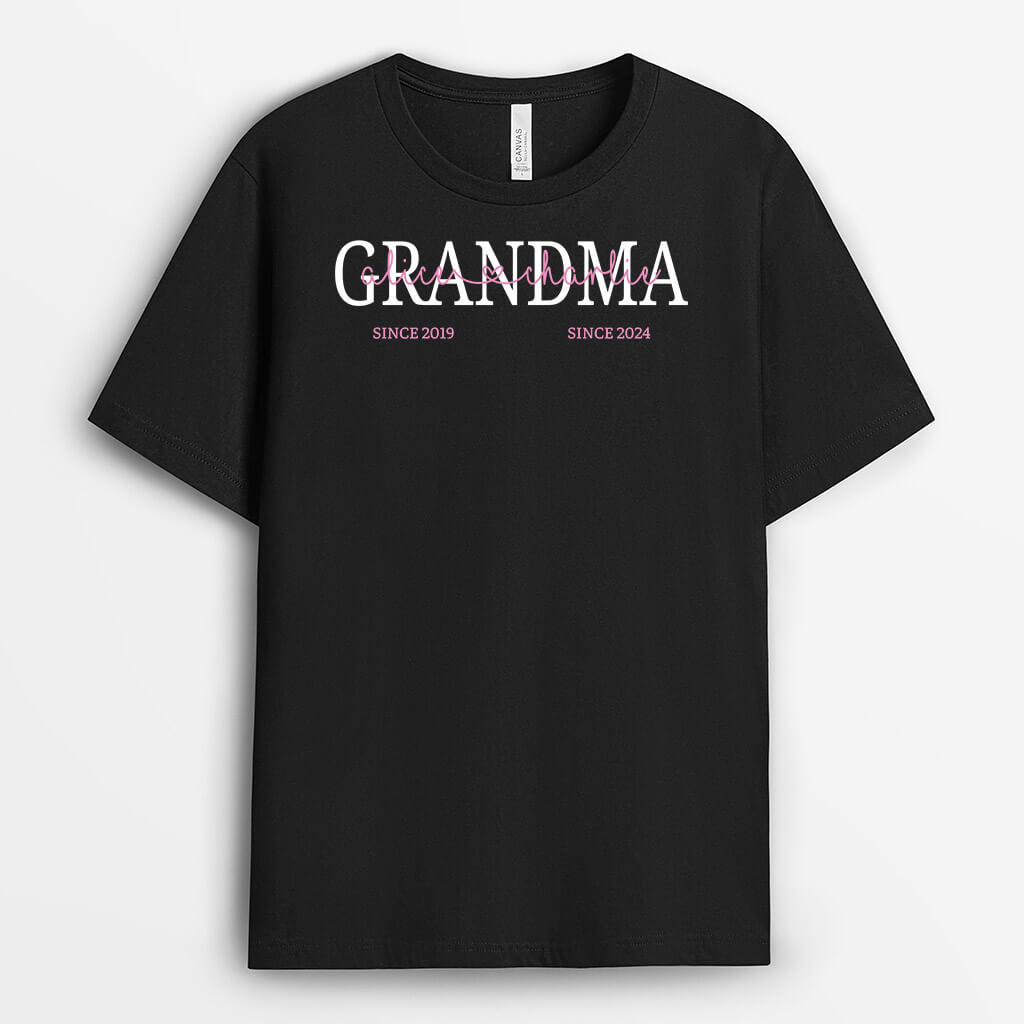 3145AUK1 grandad since t shirt  personalised gift ideas for grandad