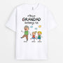 3175AUK1 this grandad belongs to  personalised t shirts for grandad