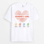 3177AUK1 love finger print grandmas gang  personalised t shirt ideas for grandma