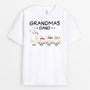 3181AUK1 white dancing bear grandmas gang t shirt  personalised presents for grandma