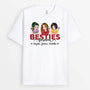 3185AUK1 besties forever t shirt  custom gifts for female friends