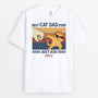 3188AUK1 best cat dad ever just ask  personalised t shirt uk for him