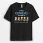 3190AUK1 this grandma belongs to grandkid holding hands  personalised t shirt for grandma