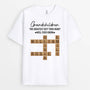 3192AUK2 grandchildren the greatest gift your heart crossword puzzle  personalised t shirt for grandma grandad