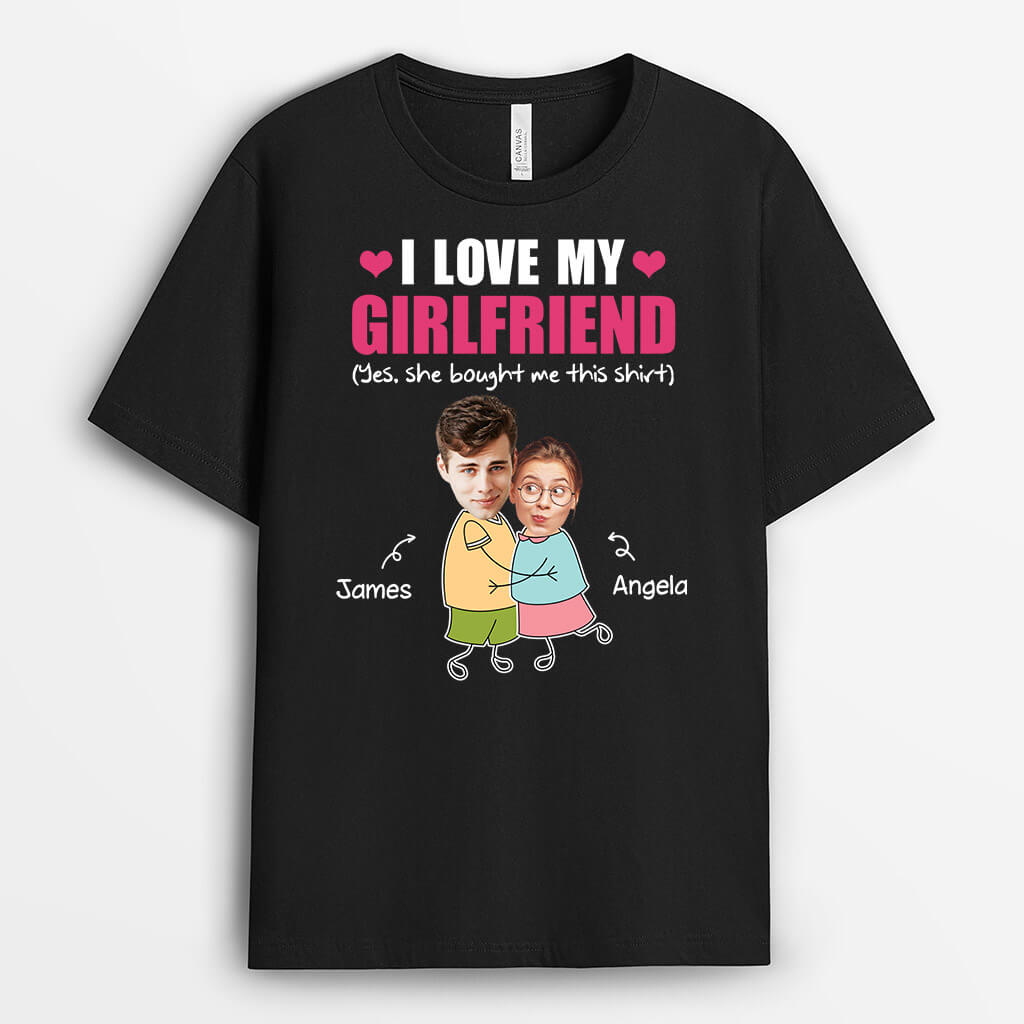 3193AUK1 i love my girlfriend funny printed couples face  personalised t shirt for couple_07fdf347 7af2 4f83 b63a 4a6505b46fc1