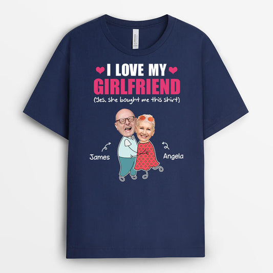 3193AUK2 i love my girlfriend funny printed couples face  personalised t shirt for couple_f78115d8 034e 47c2 a681 12f5d9ee7256