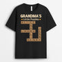 3199AUK1 grandmas little puzzles t shirt  personalised presents for grandma