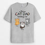 3205AUK2 this cat mum cat dad belongs to t shirt  personalised presents for cat lovers