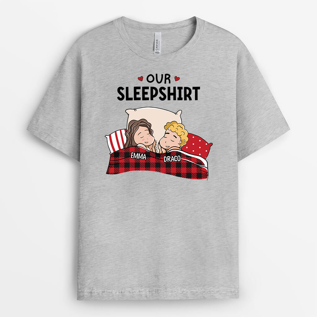 3212AUK1 our sleepshirt t shirt  personalised gifts for couples