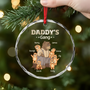 3214OUS2 personalized gifts for grandpa glass bear christmas ornament_s 3214O6Z7B