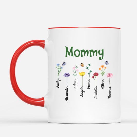 3219MUS2 personalized gifts for grandma custom grandmas garden mug_ 3219M645A