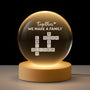 3221LUS1 crossword puzzle art crystal ball lamp personalized family gifts 3221l6f5i
