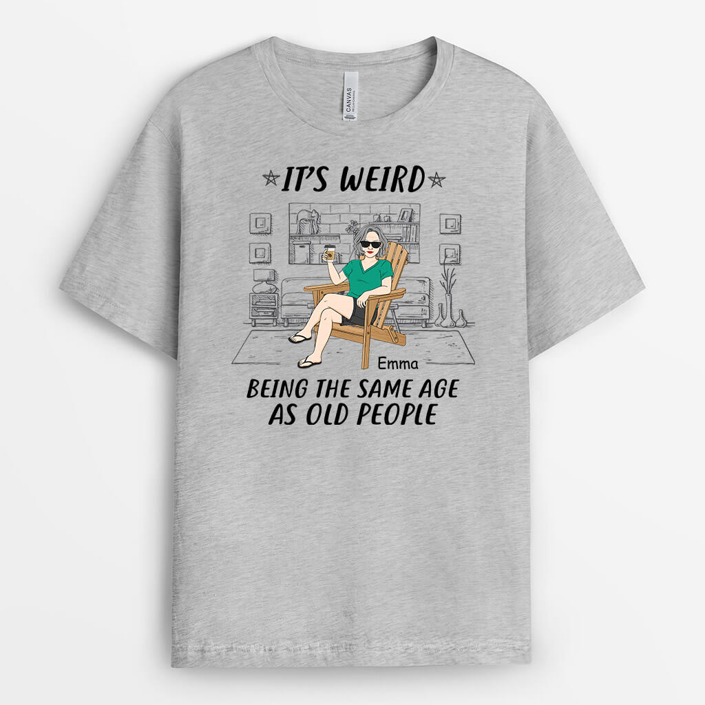 3235AUK2 its weird t shirt  personalised gifts for him