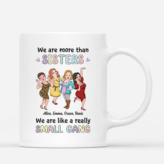 3257MUK1 we are more than sisters mug  personalised gifts for siblings