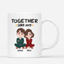 3269MUK1 pastel together since mug  personalised gifts for couples