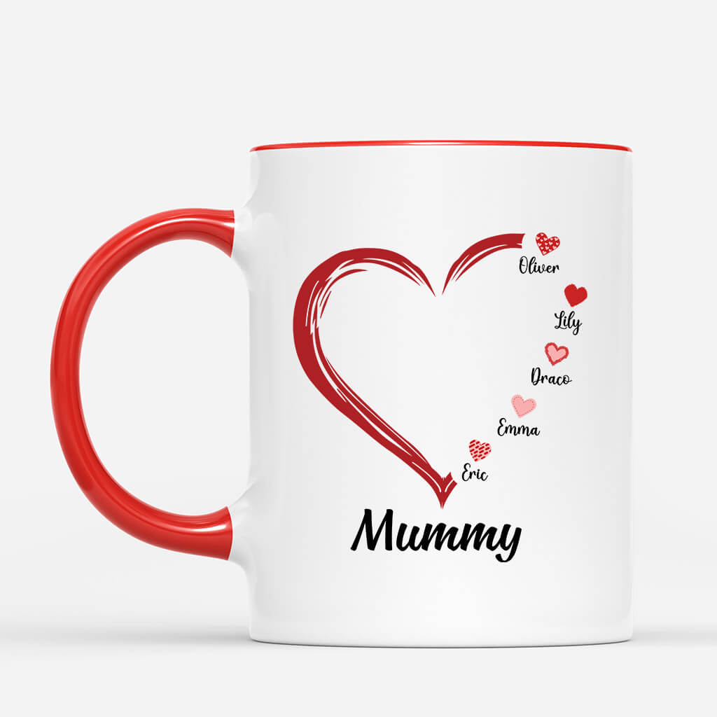 3279MUK2 grandma heart mug  personalised gift for grandma