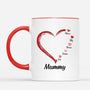 3279MUK2 grandma heart mug  personalised gift for grandma