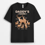 3292AUK2 deer grandads gang t shirt  personalised gifts for grandad