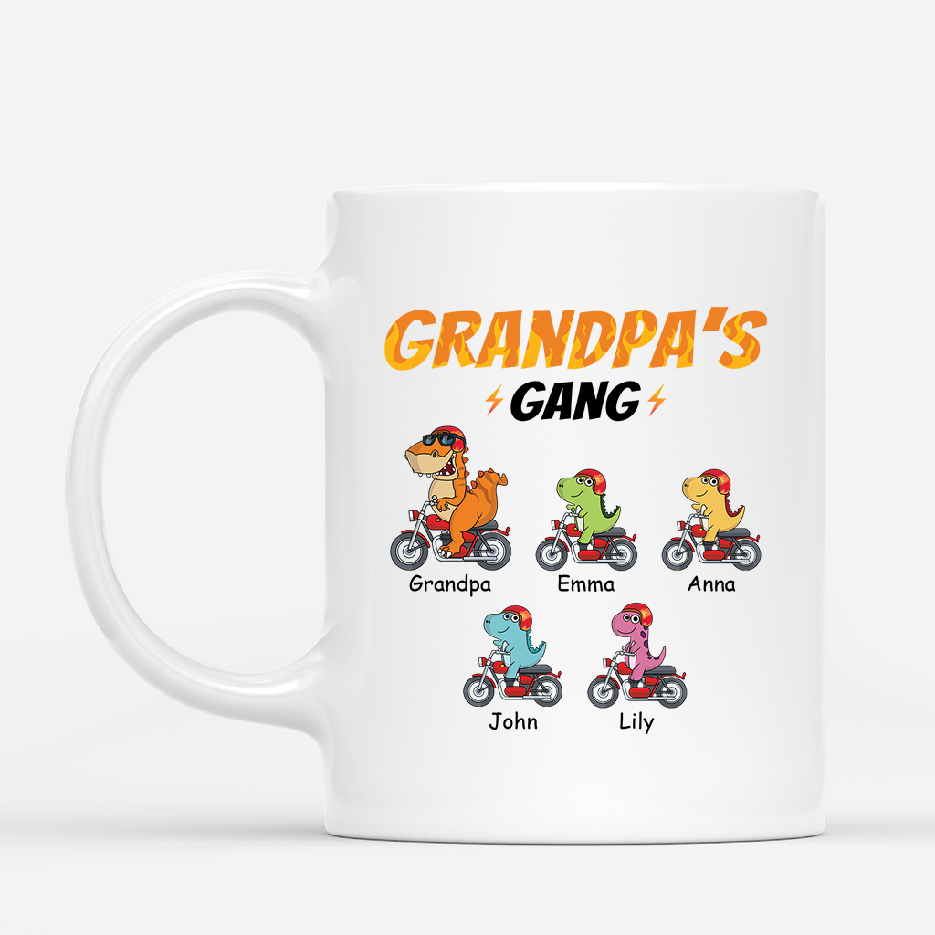3306MUS1 personalized grandpa mug dinosaur gifts for grandfather 3306M5N3A