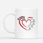 3319MUK1 personalised grandma mummy heart design mug  personalised gift for grandma mum