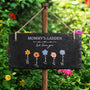 3340AUS2 personalized slate garden signs momgrandmas garden gifts 3340ae8l7a