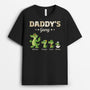 3345AUK2 personalised grandads gang crocodile grandad grandkids  personalised t shirt for grandad