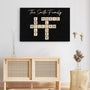 3370CUK3 the family crossword canvas  custom gifts for family