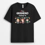 3385AUK1 this grandad belongs to grandkids christmas t shirt  personalised gift for grandad