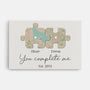 3395CUK1 you complete me est 2021 canvas  personalised gifts for grandma