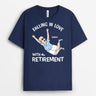 3399AUK1 falling in love with retirement t shirt  personalised gifts for men