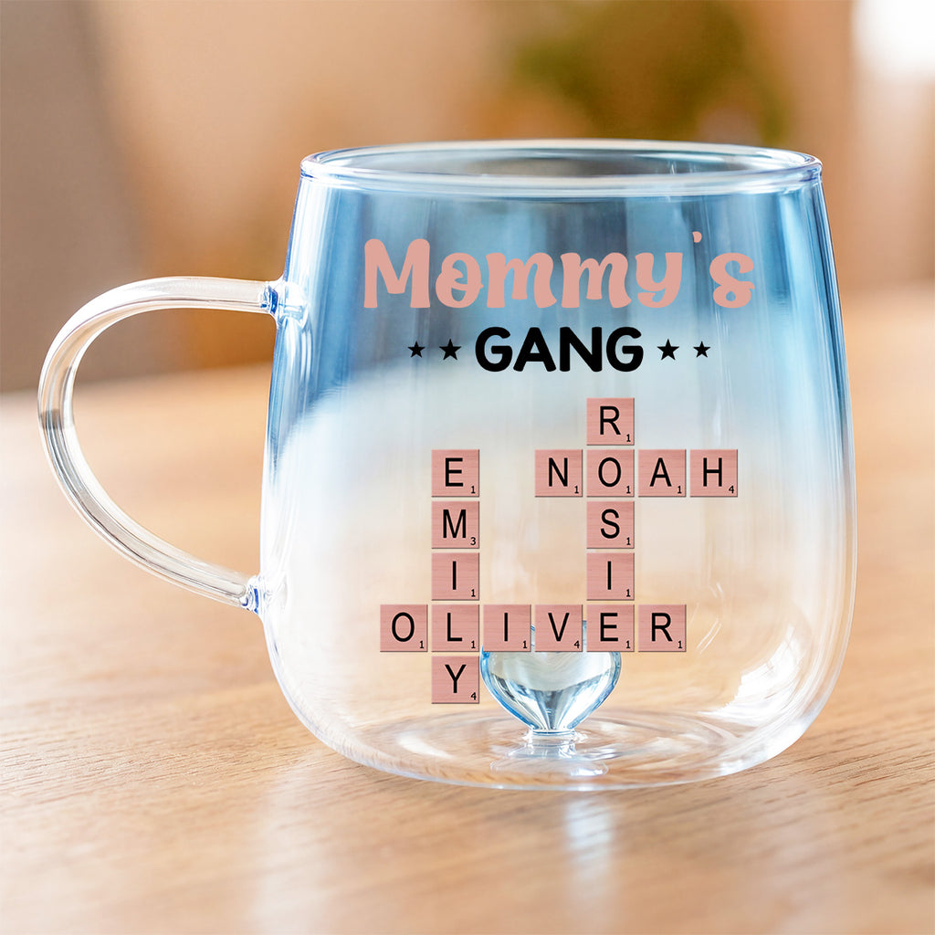 3402AUS2 crossword gradient glass mug personalized family gifts 3402am8q5a