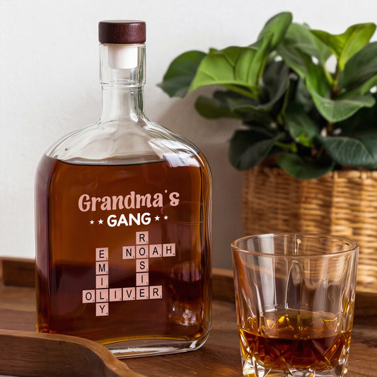 3402AUS2 custom whiskey bottle crossword gifts for dadmomgrandpagrandma 3402ai8l5b