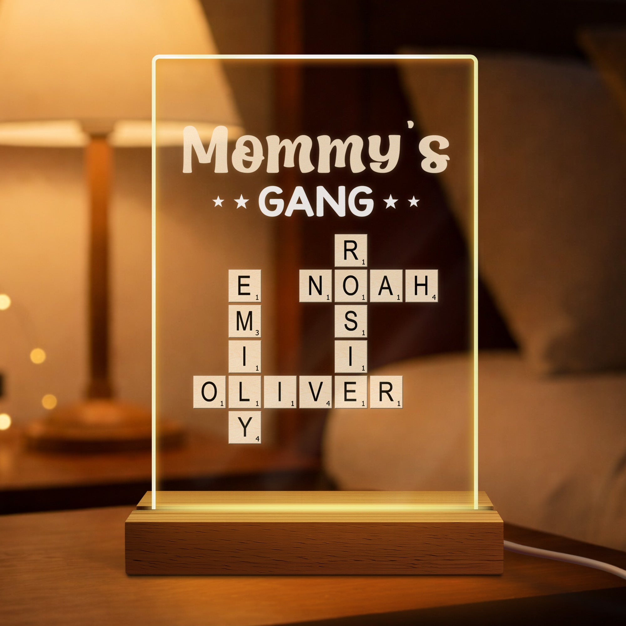 3402LUS1 crossword puzzle art night light custom gifts for momdad 3402l8q5a