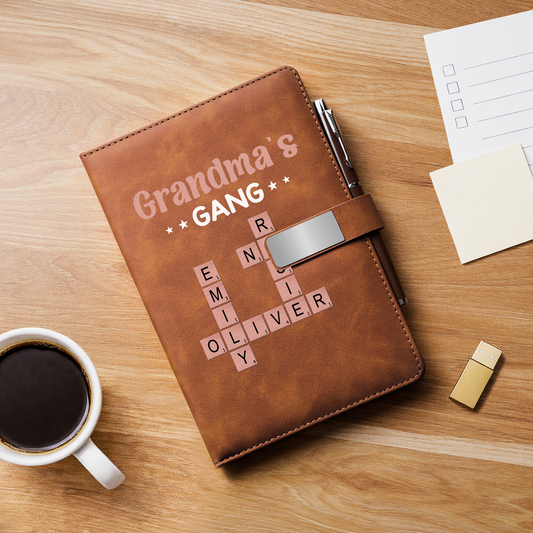 3402MUS2 uv printed leather notebook and pen set custom crossword gifts for grandparents 3402mo8f5b_07b5f315 7cc9 45e2 a166 0ee9c7fe98ab